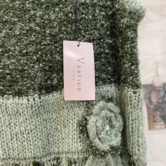 NWT Green VERTIGO Dress - Picture 3 of 4